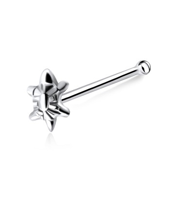 Turtle Shaped Silver Bone Nose Stud NSKD-86